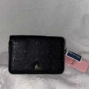 Juicy Couture Charming Black Embossed Wallet